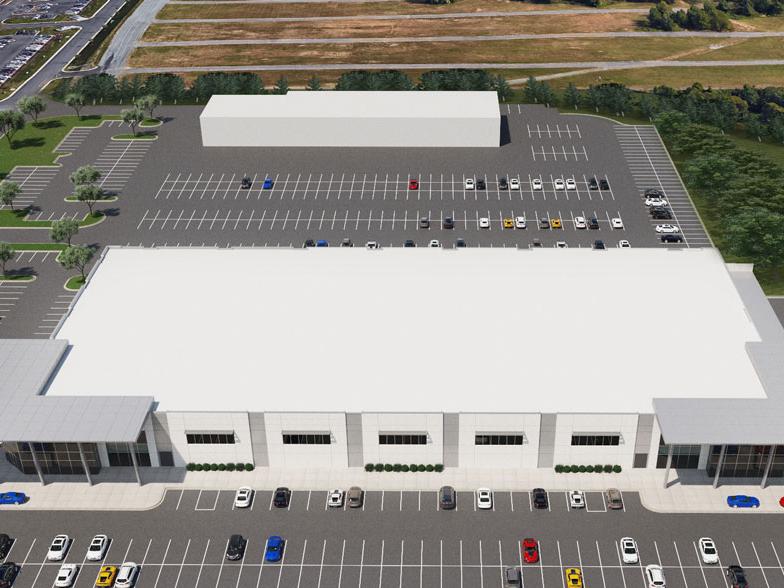 Renderings of GM's new Charlotte Technical Center