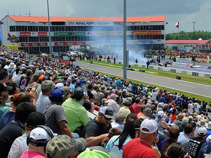 Houston Raceway Park Photo courtesy of NHRA