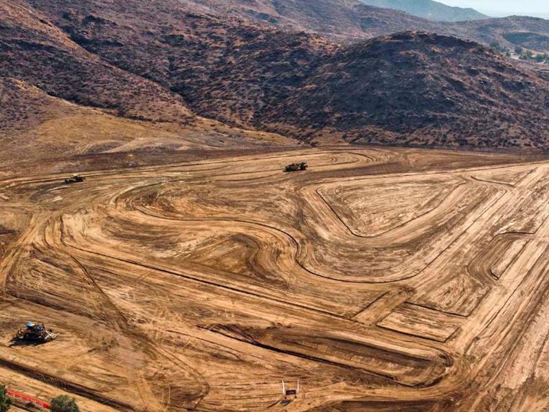 aerial image of K1 Circuit groundbreaking