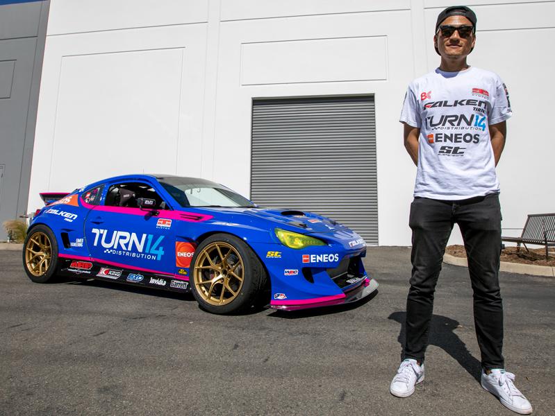 Turn 14 Distribution driver Daijiro “Dai” Yoshihara and car