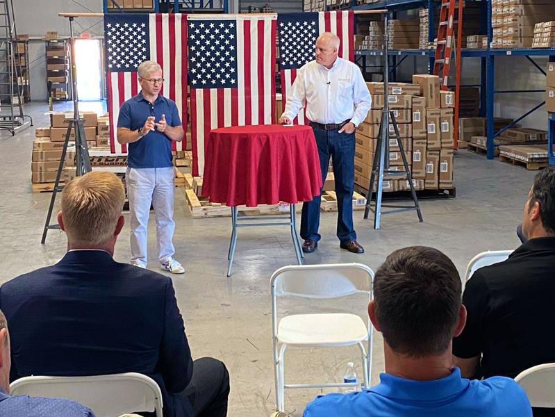 U.S. Representative Patrick McHenry (R-NC) at Hotchkis Sport Suspension