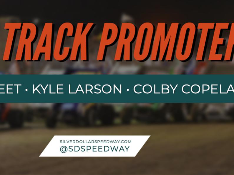 Larson, Sweet, And Copeland Named As Promoters For Silver Dollar Speedway