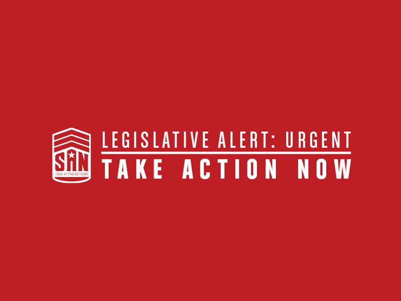 SEMA Action Network (SAN) Legislative Alert: Urgent. Take Action Now