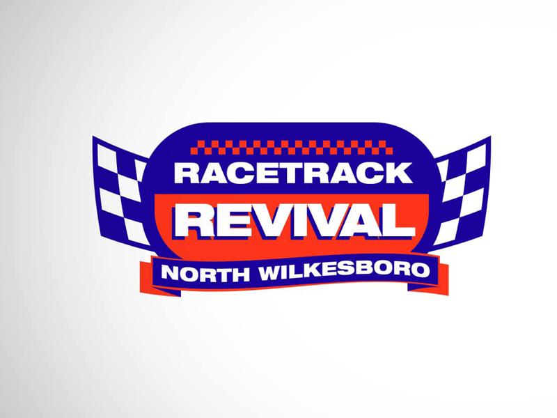 Racetrack Revival logo, North Wilkesboro Speedway logo