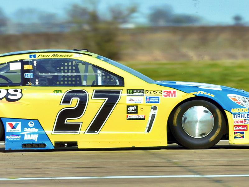 No. 27 RCR Menards Chevrolet race car