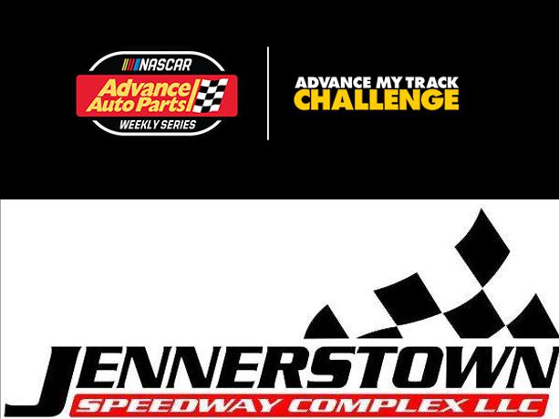 Advance My Track Challenge logo, NAAPWS logo, Jennerstown Speedway logo