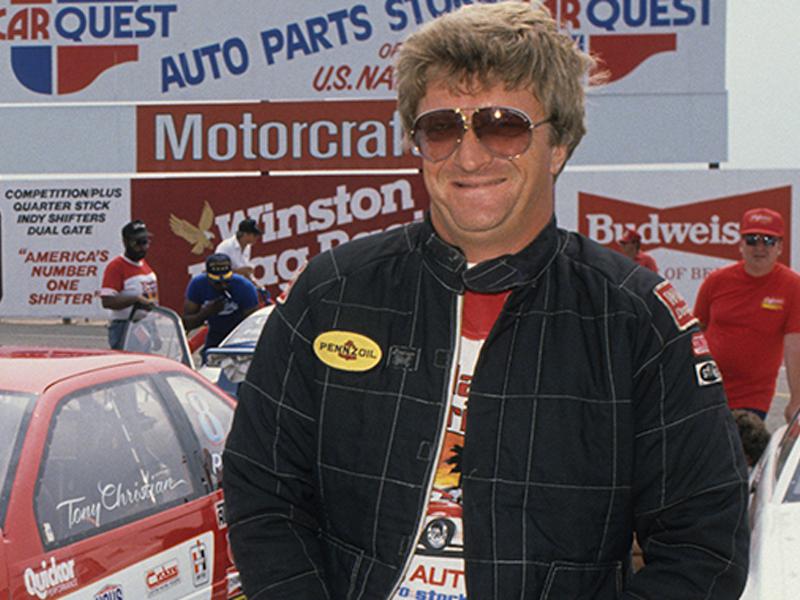 Tony Christian. Photo courtesy of NHRA