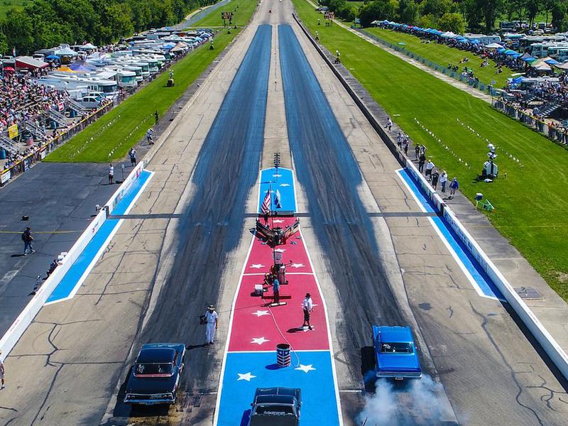 Byron Dragway aerial shot. Photo courtesy of Byron Dragway, Facebook
