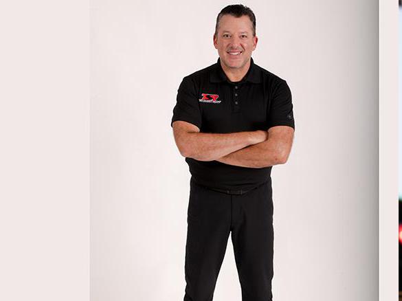 Tony Stewart, left, and Ralph Sheheen
