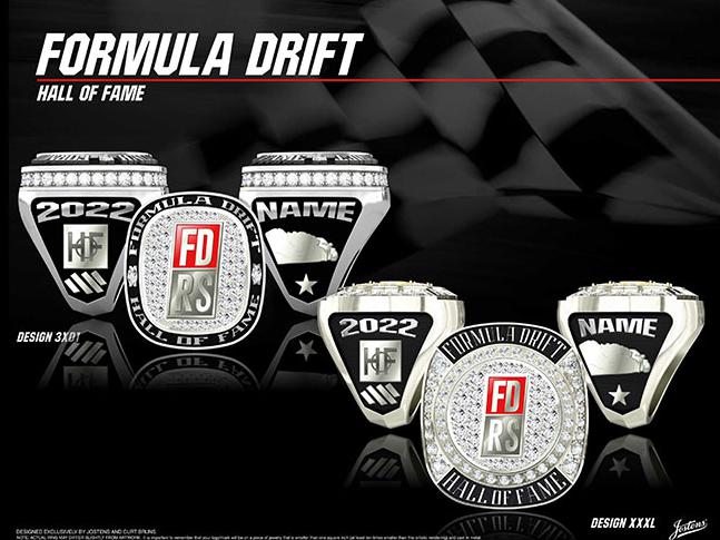 Formula DRIFT logo, Formula DRIFT HoF rings