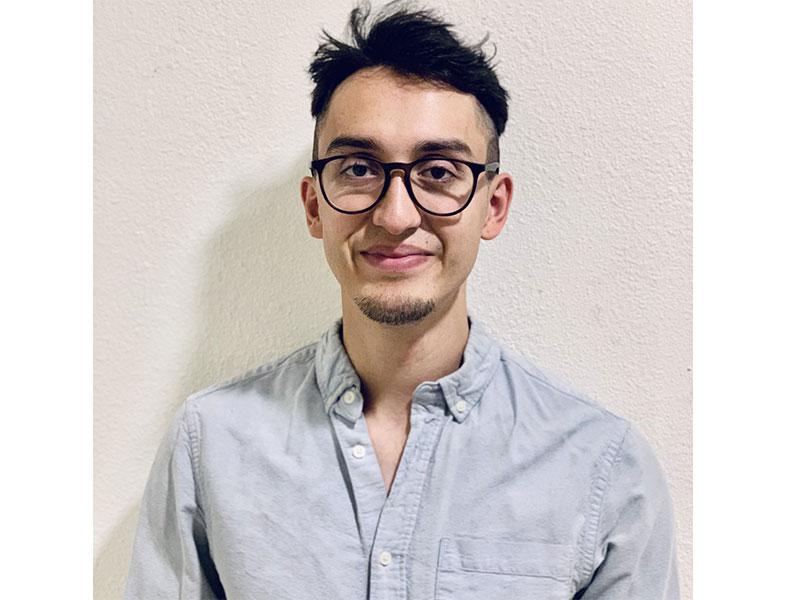 Daud Gonzalez, left, PRI logo, right