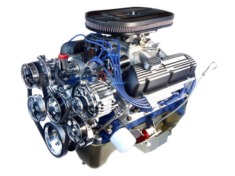 high-performance V8 engine
