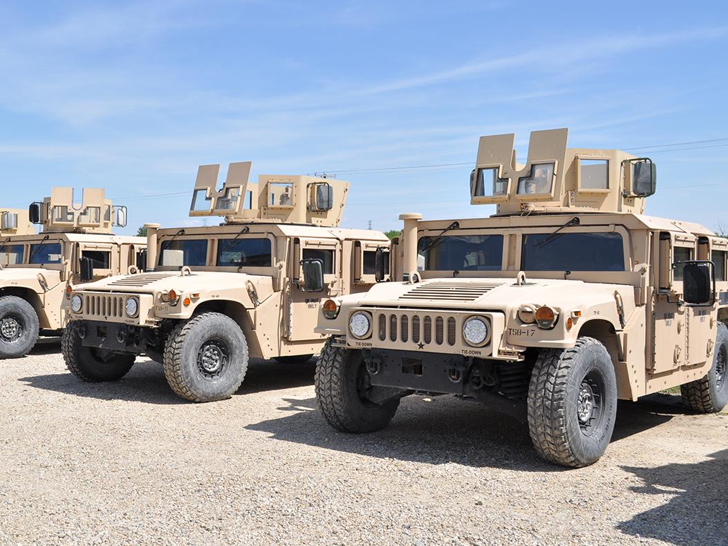 image of military vehicles, courtesy of Shutterstock