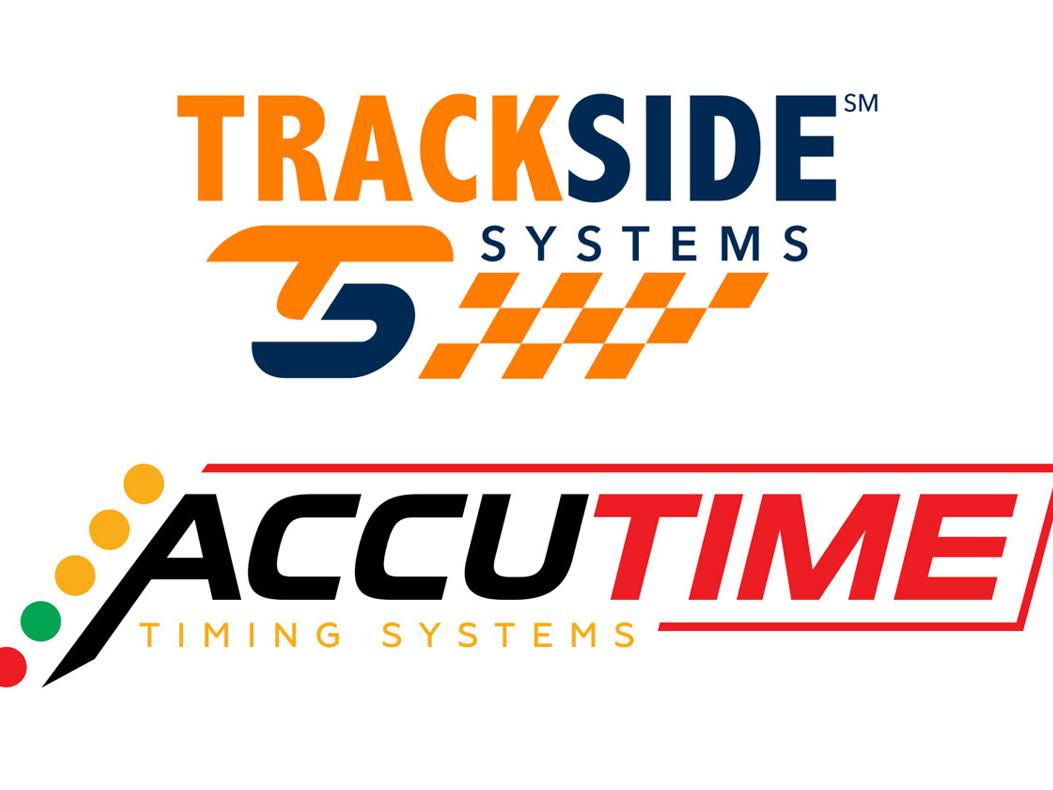 Trackside Systems and Accutime logos