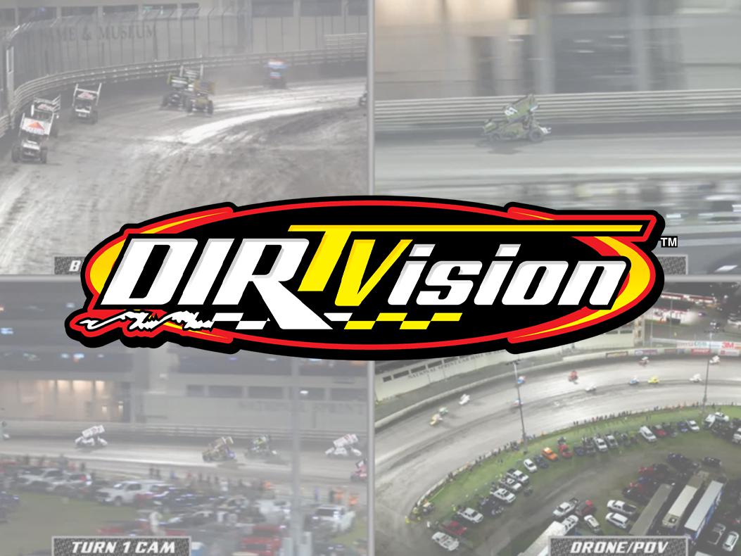 The DIRTVision logo over a screenshot of the DirtVision Multiview screen.