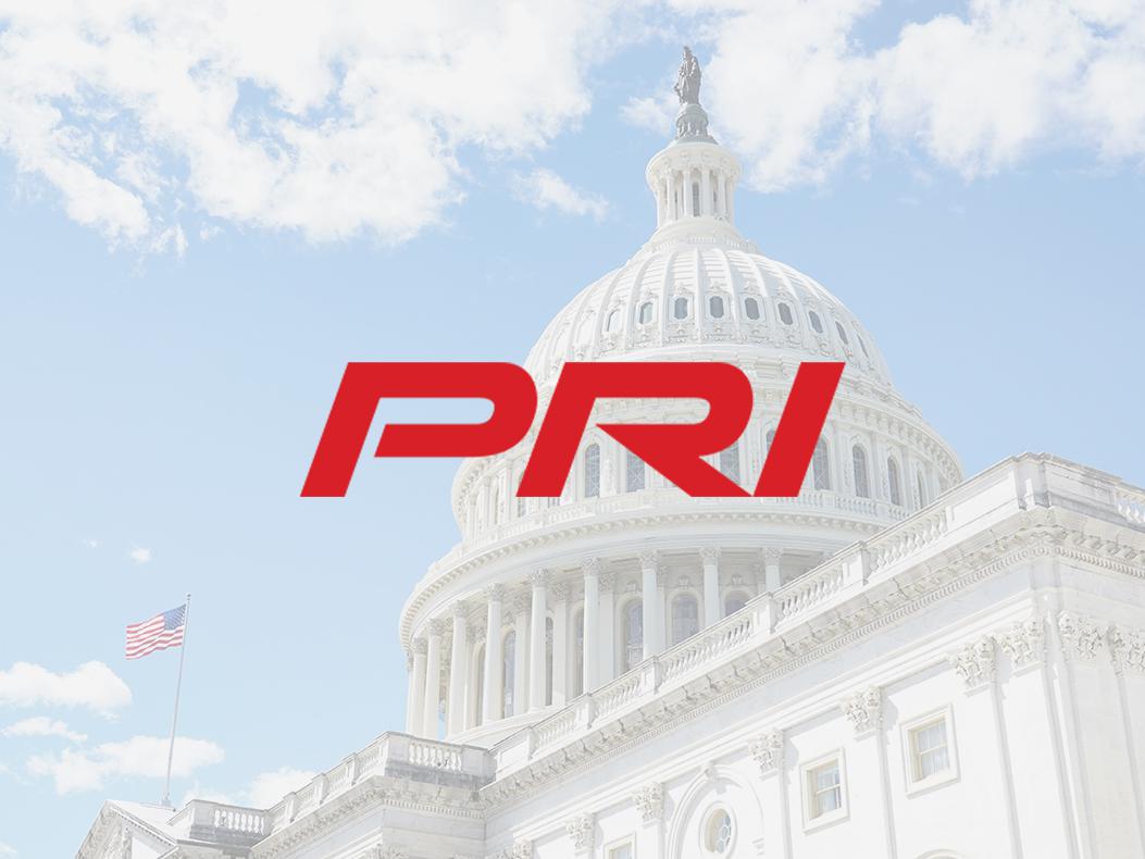 PRI logo over an image of the U.S. Capitol.