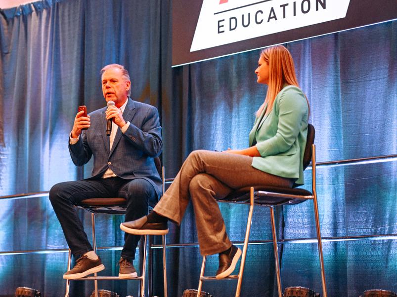 An image of the PRI Education stage.