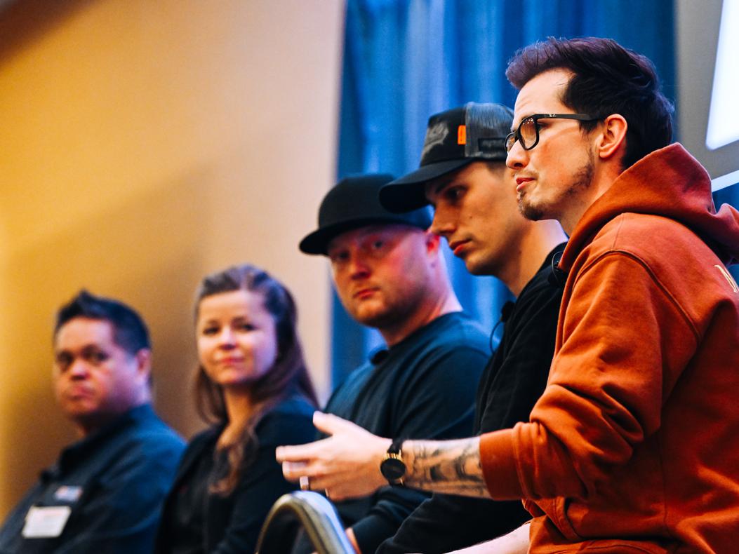 An image of the PRI Education stage.