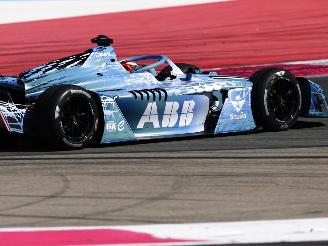 Image of the Gen4 Formula E vehicle.