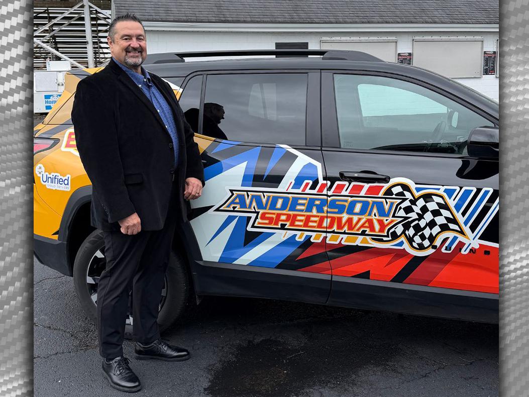 An image of Joe Balash at Anderson Speedway.