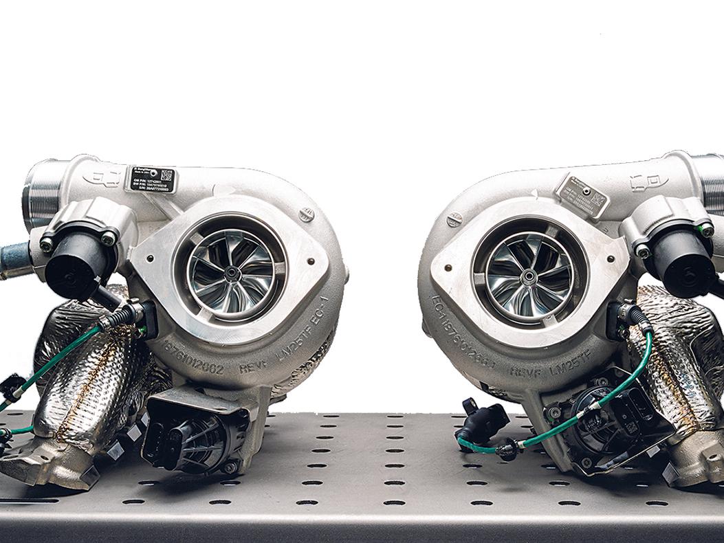 Race Shop image: Two turbos from BOOST.