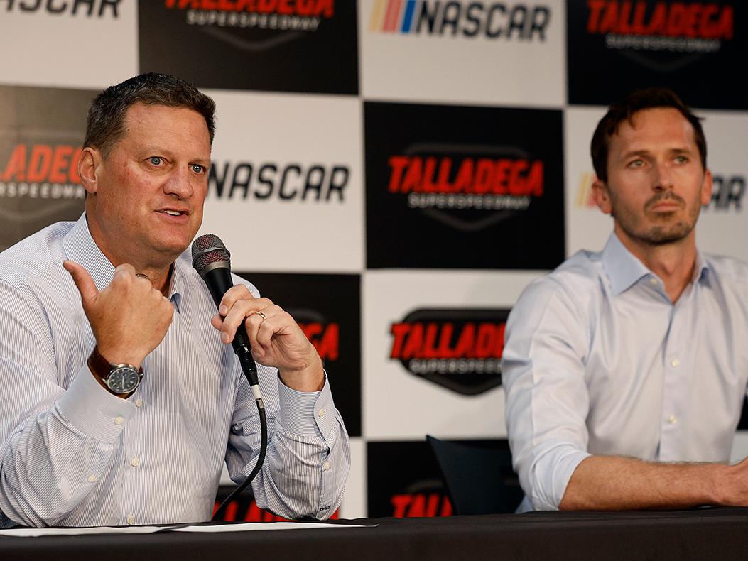 New NASCAR CEO Steve O'Donnell and COO Ben Kennedy.