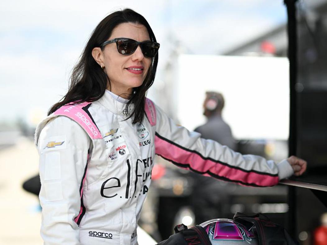Katherine Legge at IMS.