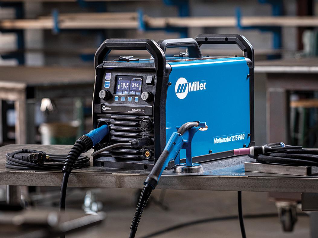 The Miller Electric Multimatic 215 Pro.