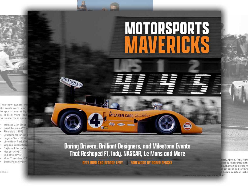 Motorsports Mavericks book cover and preview.