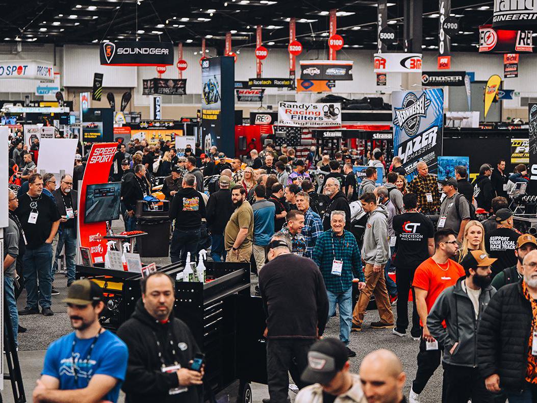 A busy PRI Show floor.
