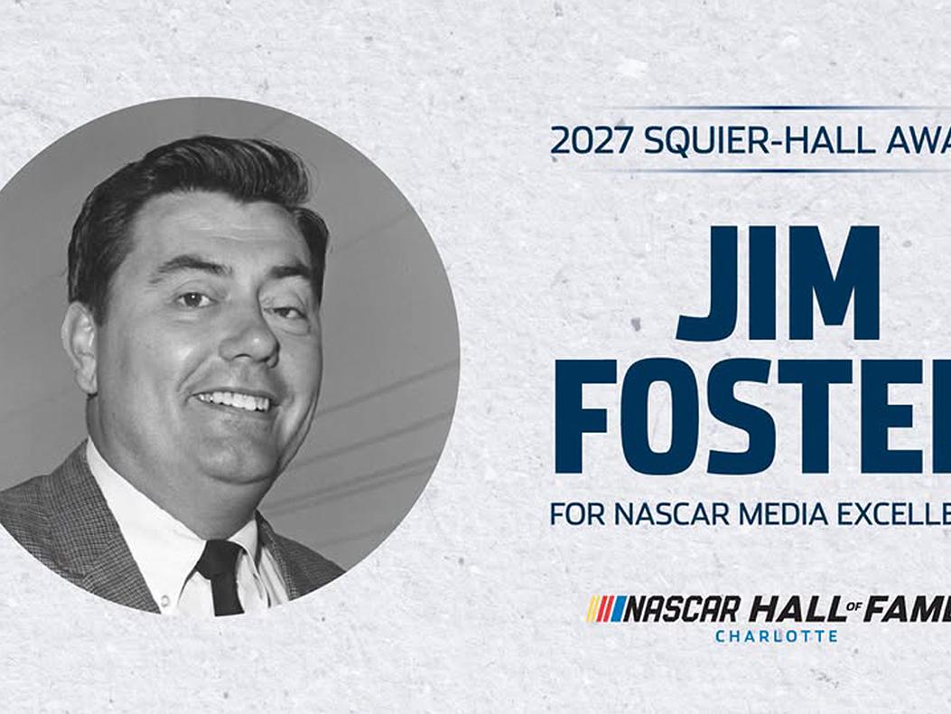 Jim Foster 2027 Squier-Hall Award winner.