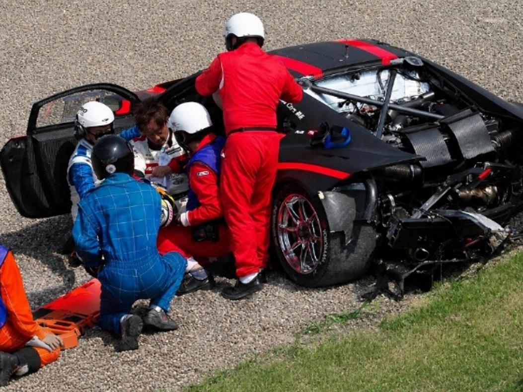 Toronto Motorsports Park safety demonstration. 